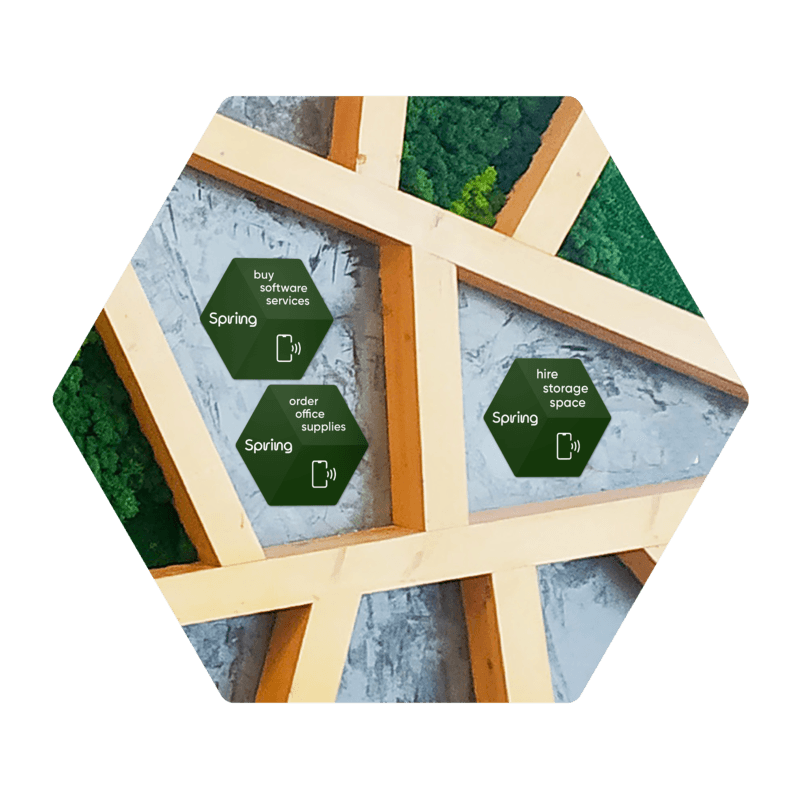 SPRING Hex office wall multiple copy