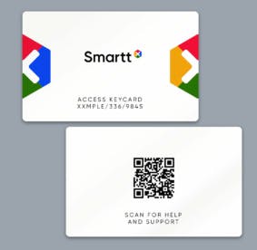 Vehicle access cards example design
